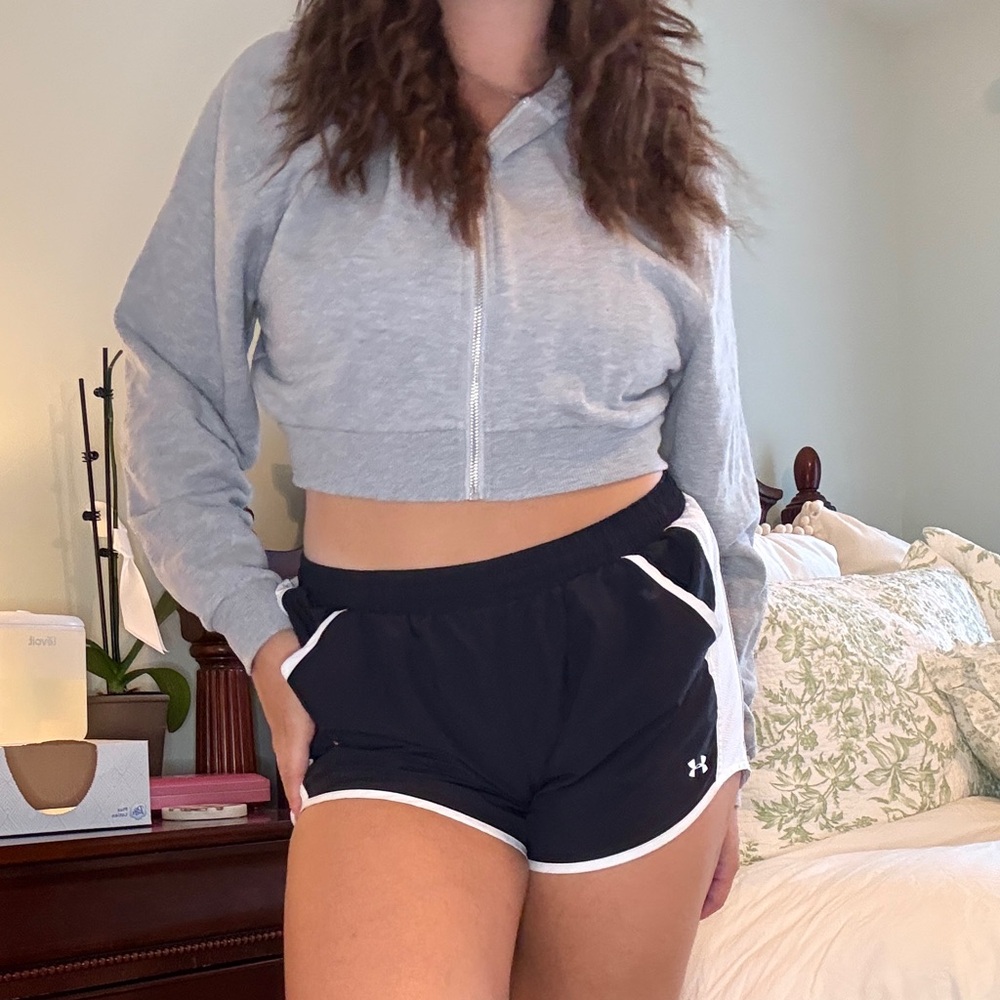 TWO PAIRS Under Armour gym shorts